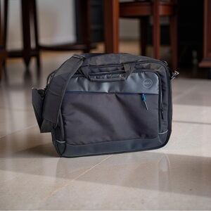 Dell Black Laptop Bag w/ Handles & Shoulder Strap